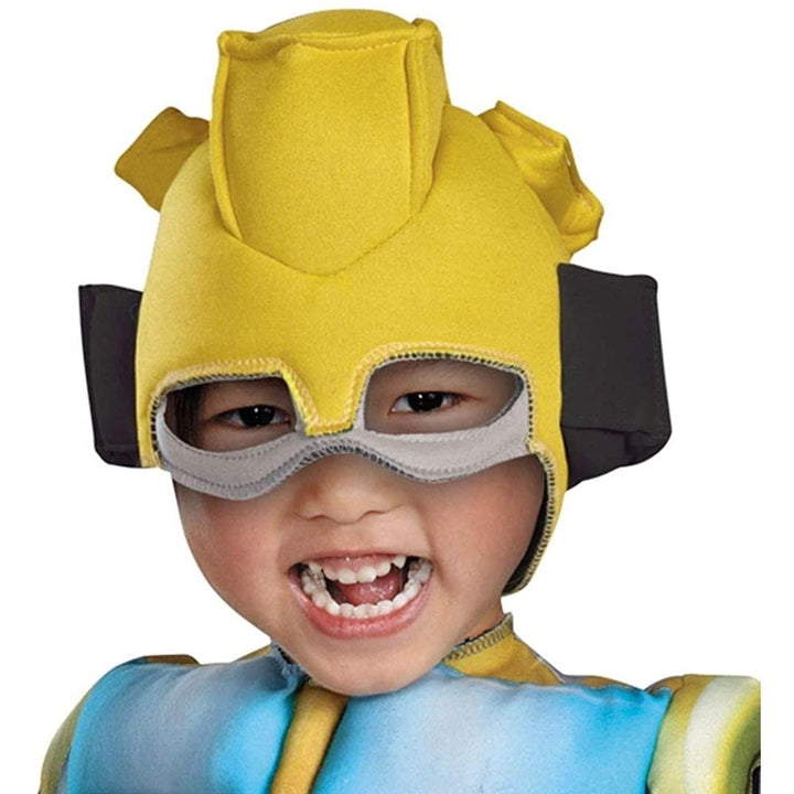 Bumblebee Muscle Toddler Size S 2T Costume Transformers Rescue Bot Disguise Image 3