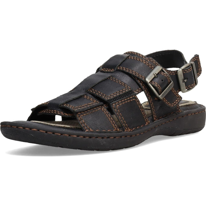 Born Mens Miguel Sandal Black - BM0007103  BLACK Image 1