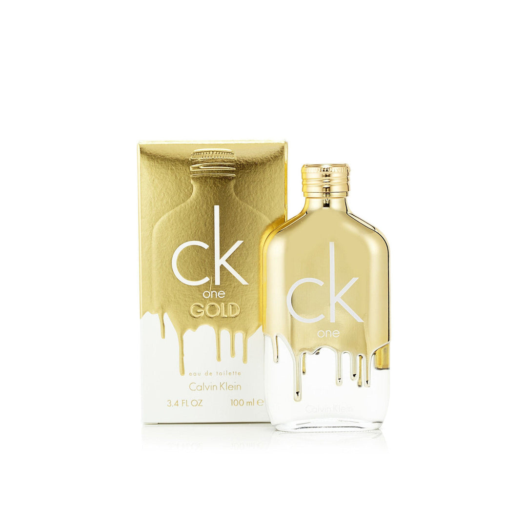 Calvin Klein CK One Gold Unisex EDT Fragrance 100ml Limited Edition Woody Scent Image 1