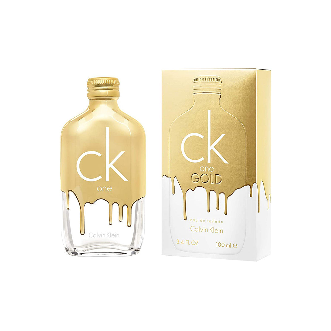 Calvin Klein CK One Gold Unisex EDT Fragrance 100ml Limited Edition Woody Scent Image 3