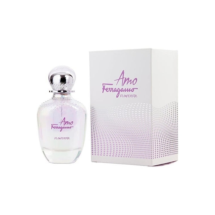 Salvatore Ferragamo Amo Flowerful EDT Spray 3.4 Oz Ladies Perfume 8052086376496 Image 3