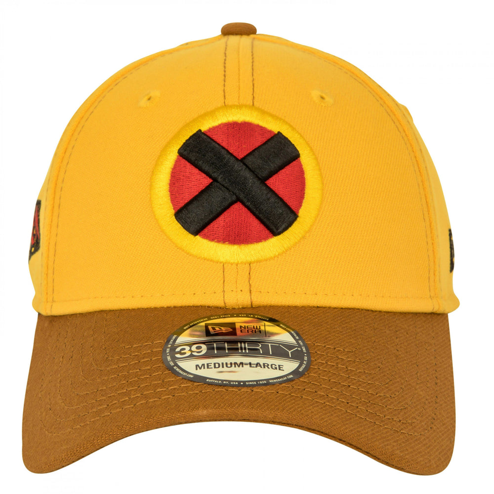 Wolverine Uncanny X-Men Yellow and Brown Era 39Thirty Fitted Hat Image 2