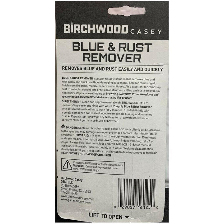 Birchwood Casey Blue and Rust Remover for GunsPistolsRifles Shotguns Image 3