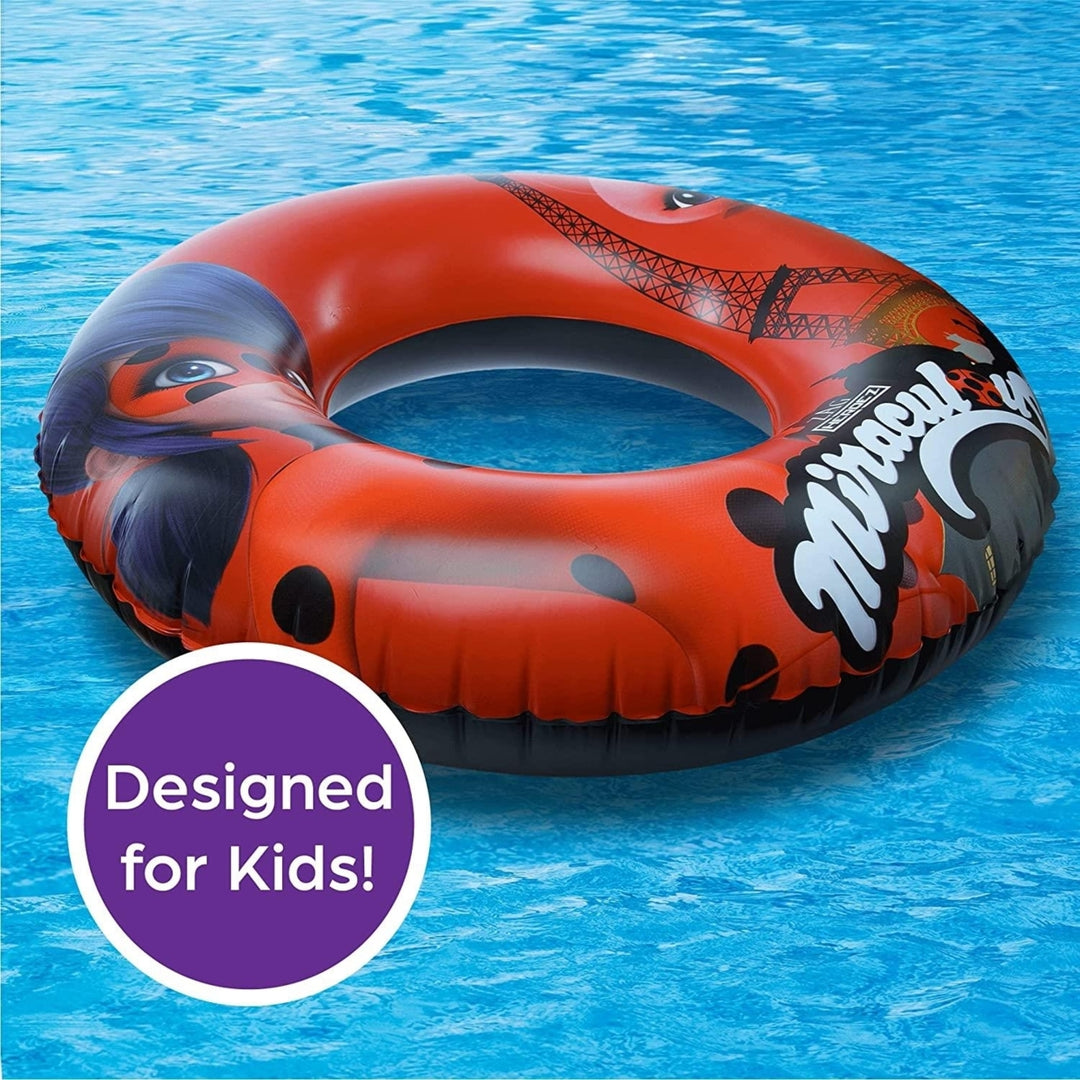 Miraculous Ladybug and TIki Pool Float Inflatable Tube Raft 30" Mighty Mojo Image 6