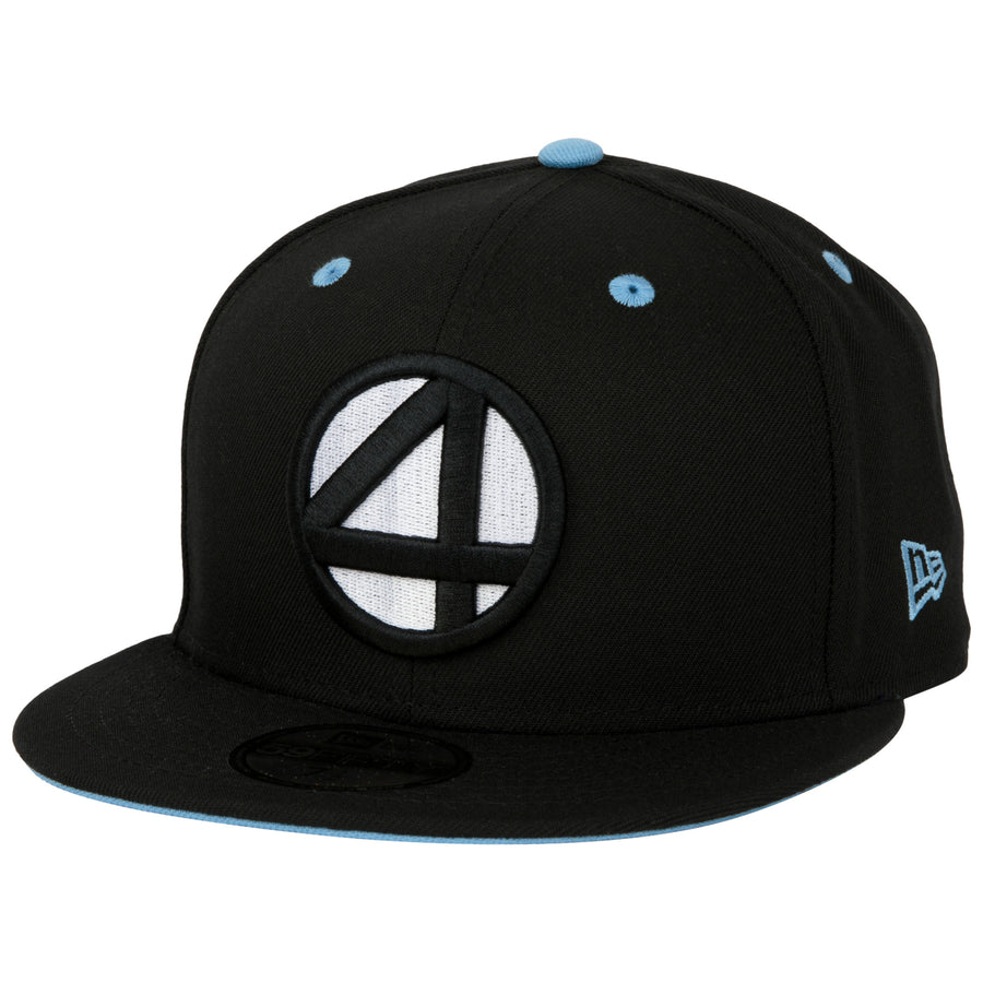 Fantastic 4 Logo Black Colorway Era 59Fifty Fitted Hat Image 1