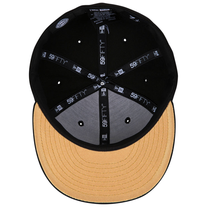 Superman Gold Logo Black Colorway  Era 59Fifty Fitted Hat Image 6