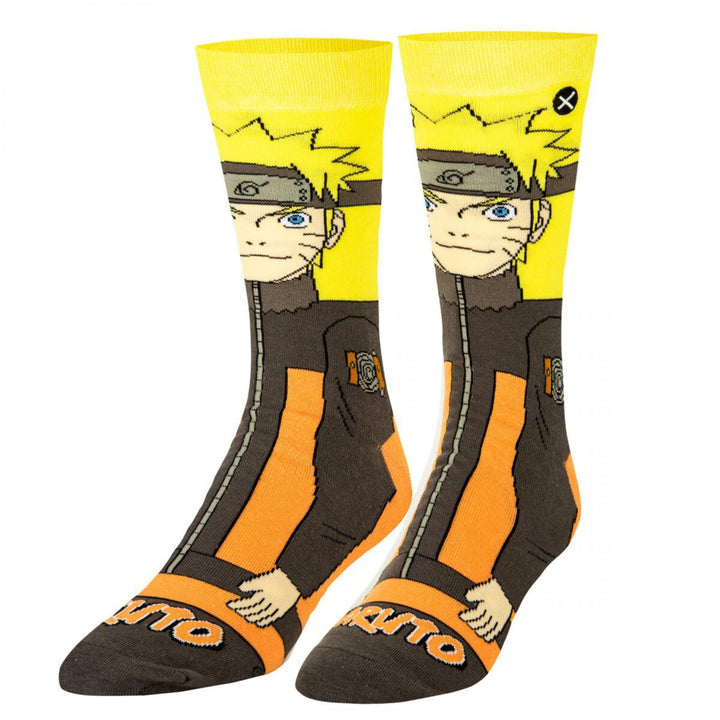 Naruto Uzumaki 360 Character Crew Socks Image 1