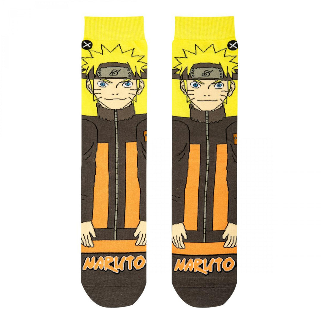 Naruto Uzumaki 360 Character Crew Socks Image 4