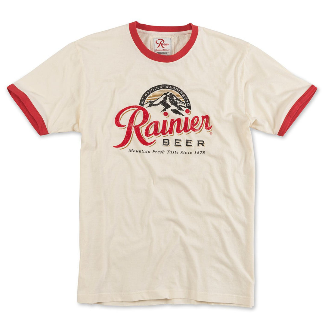 Rainier Beer Mountain Fresh Ringer T-Shirt Image 1