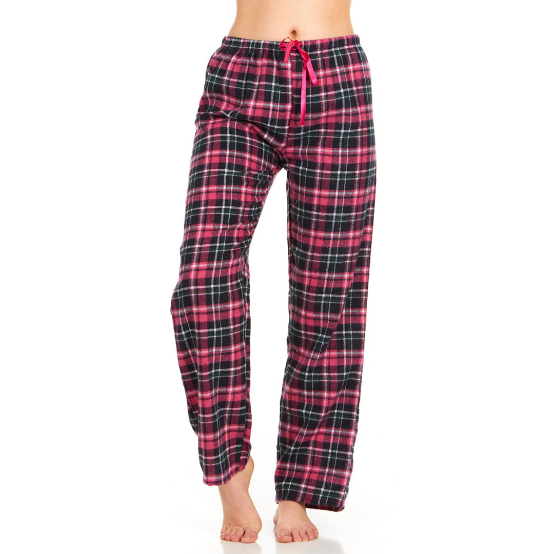 DARESAY Womens Flannel Pajama Pants Image 7