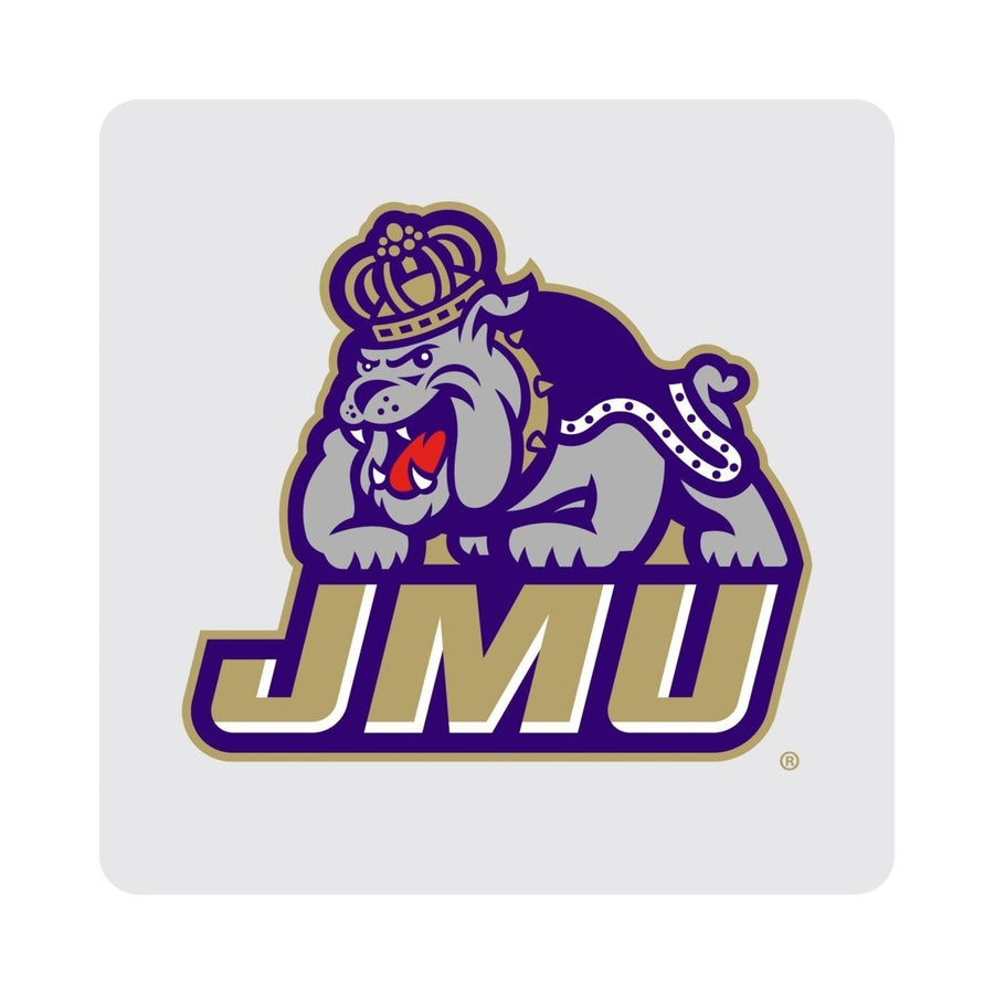 James Madison Dukes Acrylic Coasters - Durable Officially Licensed Team Pride Decor Image 1