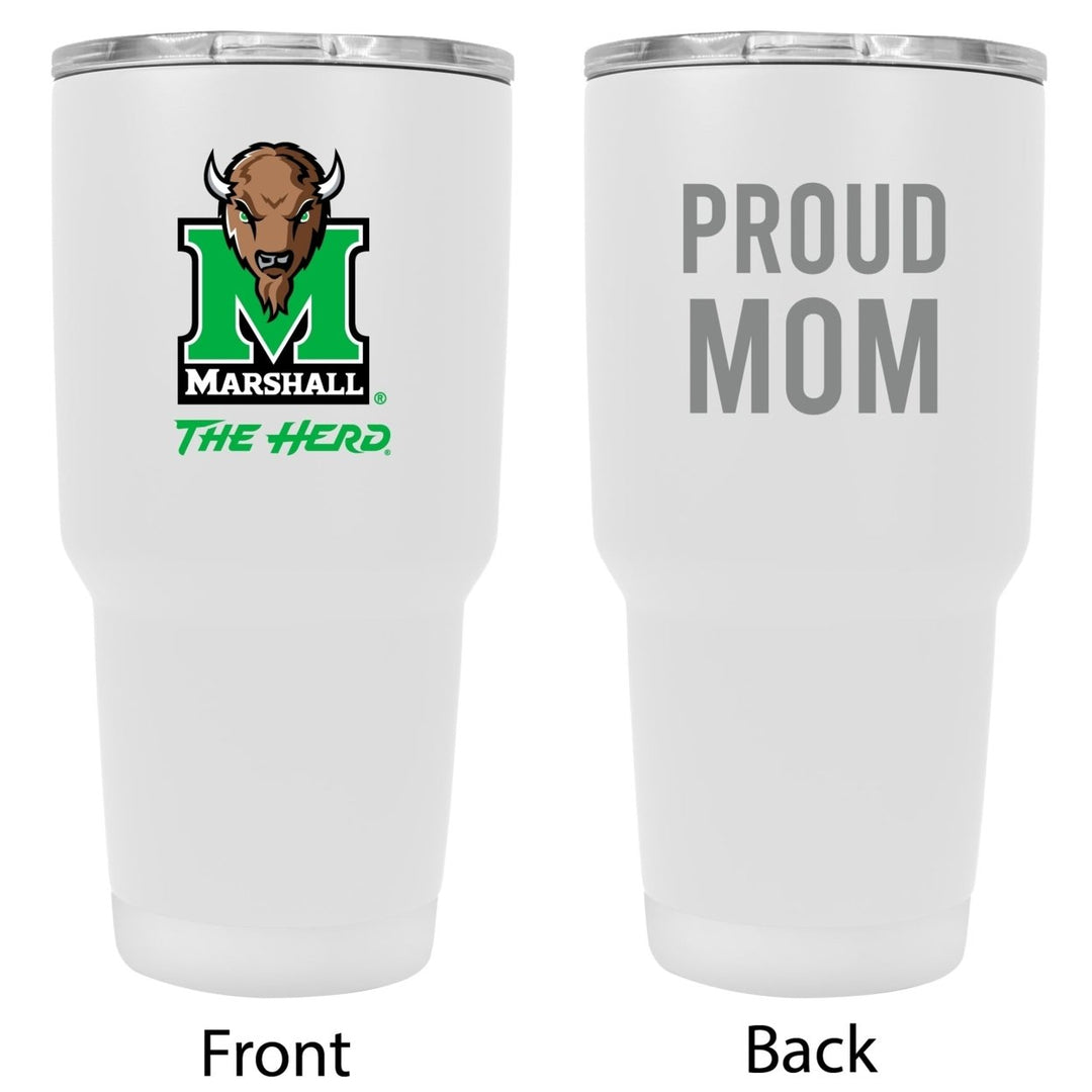 Marshall Thundering Herd 24oz Proud Mom Insulated Stainless Steel Tumbler Image 2