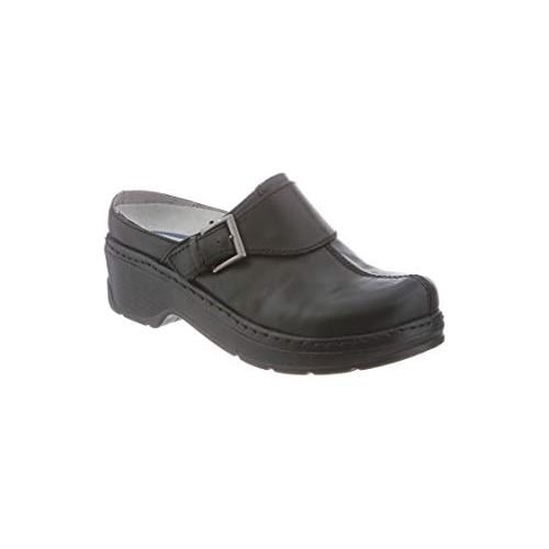 KLOGS Women's Austin Black Smooth Leather Mule - 3033-0003  BLACK SMOOTH Image 1