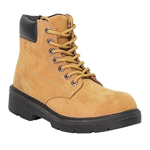 Moxie Trades Womens 6" Alice Steel Toe Waterproof Work Boot Tan Nubuck MT50161 Image 1