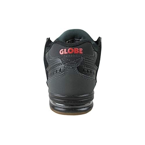 Globe Sabre Skate Shoes Mens Black/Charcoal/Red Image 2