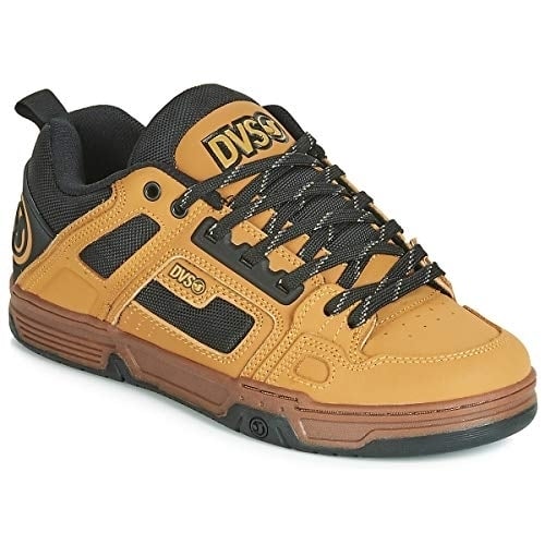 Dvs Footwear Mens Comanche Skate Shoe  CHAMOIS BLACK GUM NUBUCK Image 1