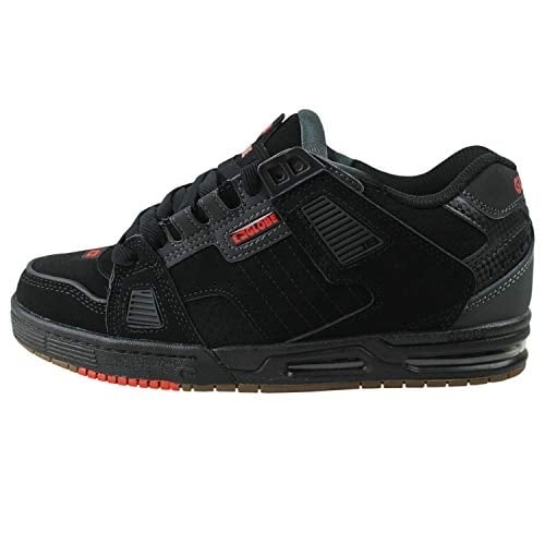 Globe Sabre Skate Shoes Mens Black/Charcoal/Red Image 4