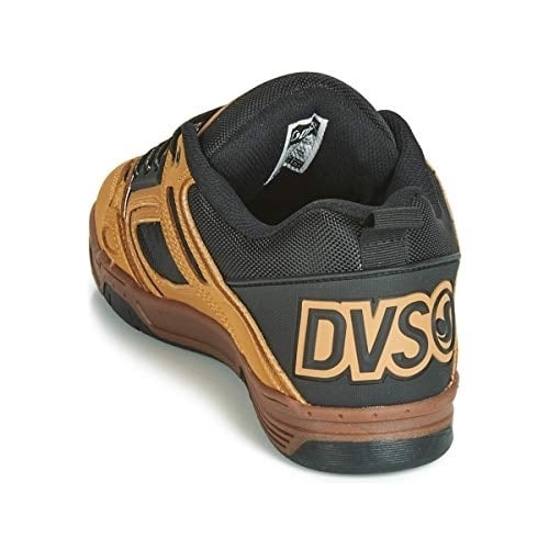 Dvs Footwear Mens Comanche Skate Shoe  CHAMOIS BLACK GUM NUBUCK Image 4