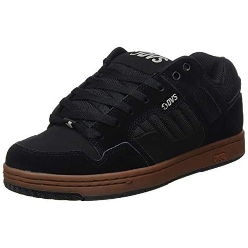 DVS Mens Enduro 125 Skate Shoe BLACK GUM SUEDE Image 2