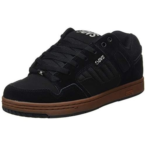 DVS Mens Enduro 125 Skate Shoe BLACK GUM SUEDE Image 3