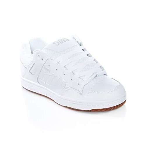 DVS Mens Enduro 125 Skate Shoe WHITE GUM LEATHER Image 3