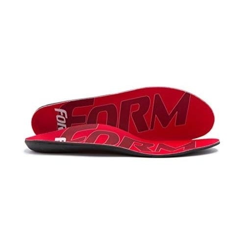 FORM Unisex Narrow Premium Insoles Red Comfort Arch Support for Narrow Shoes Image 1