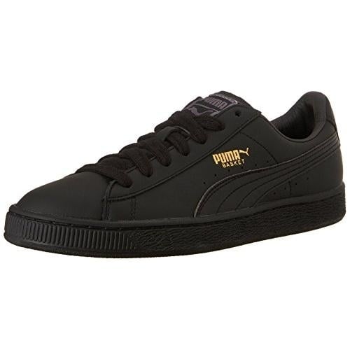 Puma Mens Basket Classic Lfs Fashion Sneaker Black Leather Size Available Image 1