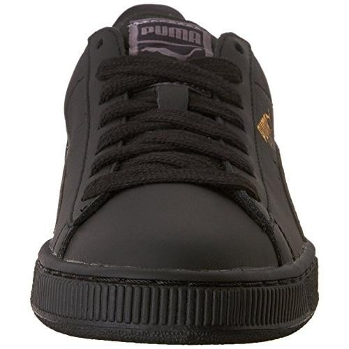 Puma Mens Basket Classic Lfs Fashion Sneaker Black Leather Size Available Image 3