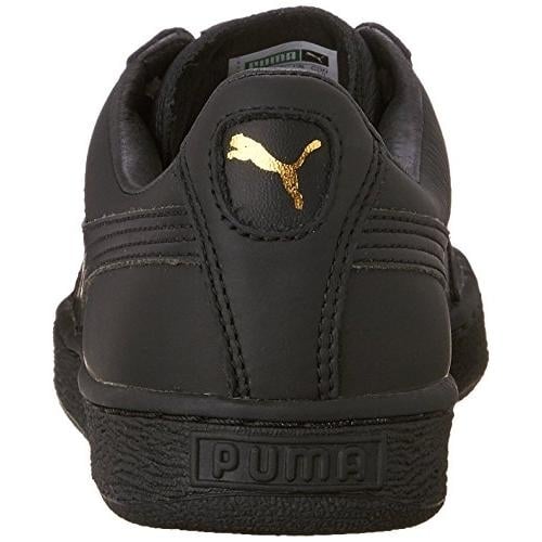 Puma Mens Basket Classic Lfs Fashion Sneaker Black Leather Size Available Image 4