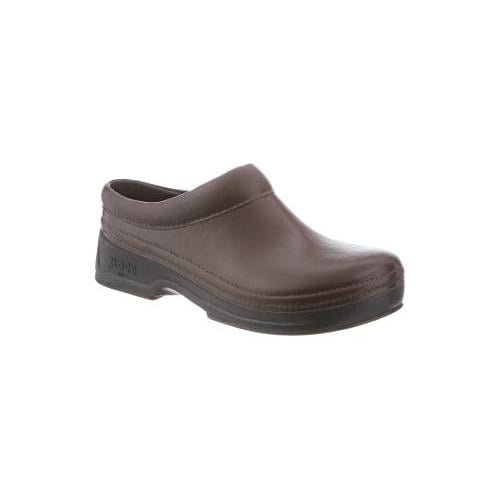 Klogs Footwear Mens Edge Closed Back Chef Clog CHESTNUT Image 1