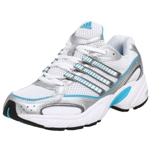 adidas Shamiso Womens Running Shoe White Met Silver Purple Size [Insert Size] Image 1