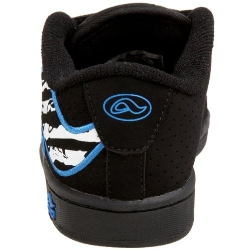 Adio Little Kid/Big Kid Eugene Skate Sneaker BLACK/WHITE/ROYAL Image 3