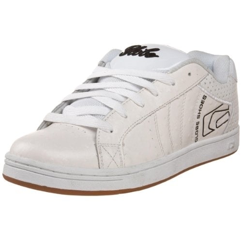 Globe Mens Focus Skate Shoe WHITE Image 1