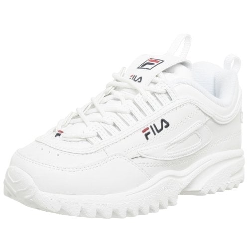 Fila Disruptor II Kids Sneakers White/Pink/Red Little Kid Running Shoes Image 1