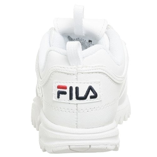 Fila Disruptor II Kids Sneakers White/Pink/Red Little Kid Running Shoes Image 3