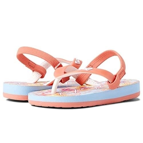 ROXY Toddler Girls Tahiti Flip Flop Light Peach - AROL100005-LPC LT PEACH Image 1