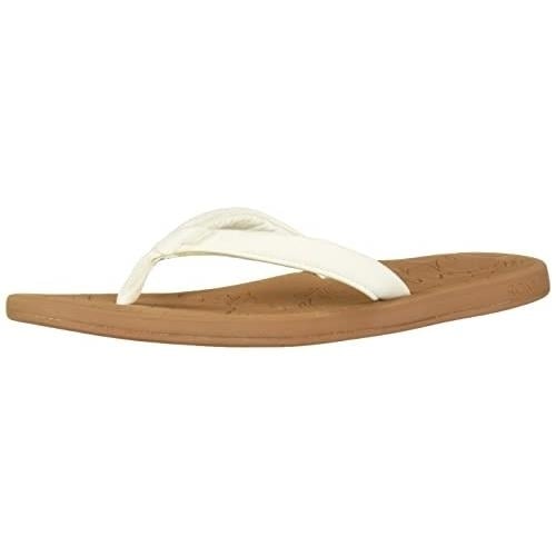 ROXY Womens Vickie Flip Flop White - ARJL100849-WHT B(M) US WHITE Image 4