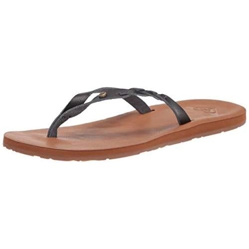 ROXY Womens Liza Flip Flop Black - ARJL200801-BLK BLACK Image 1