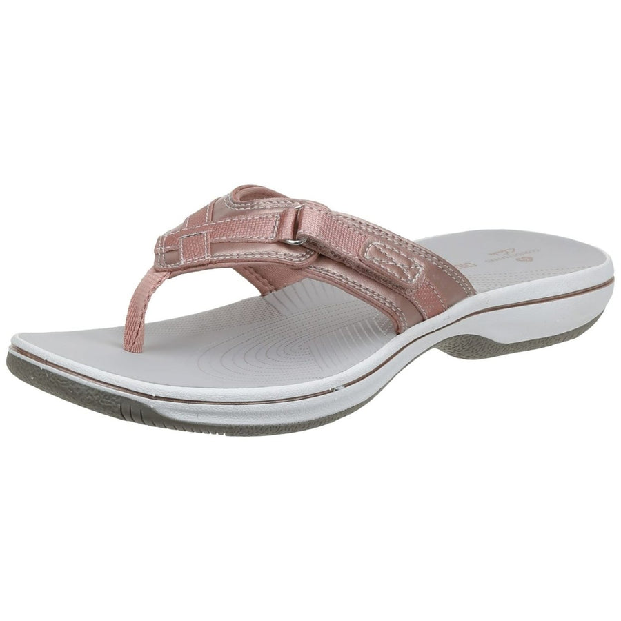 Clarks Breeze Sea 3 Womens Sandals Rose Gold Size Available Comfortable Footwear Image 1