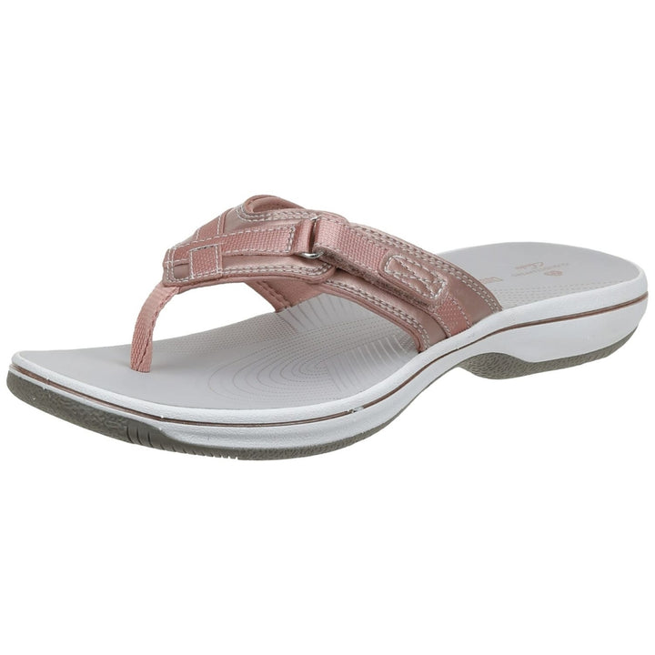 Clarks Breeze Sea 3 Womens Sandals Rose Gold Size Available Comfortable Footwear Image 2