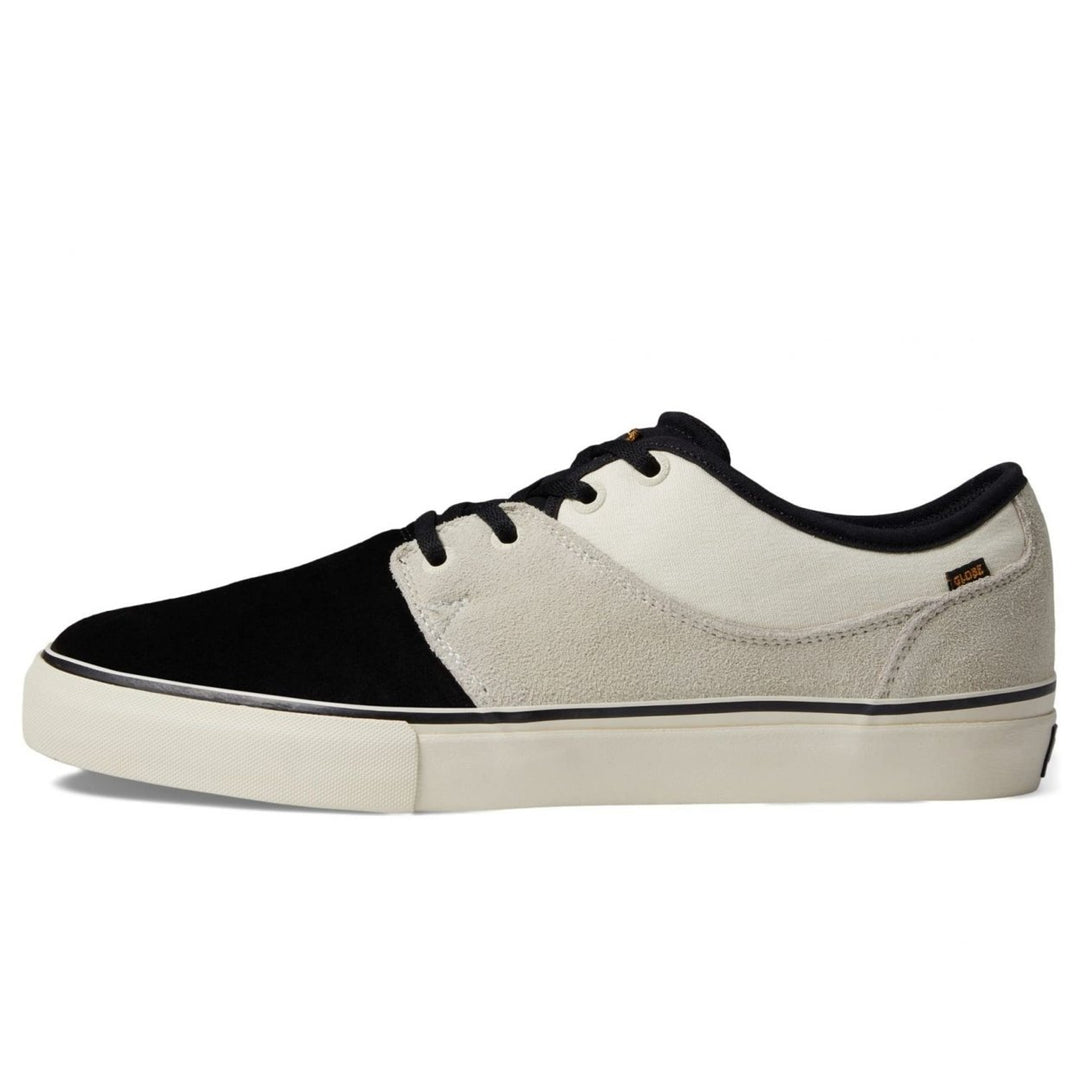 Globe Mahalo Skate Shoes Mens Black Off White Size 14 Suede Canvas GBMAHALO-10145 Image 4