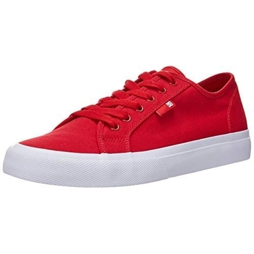 DC Shoes Mens Manual Shoes Red - ADYS300591-RED Medium RED Image 1