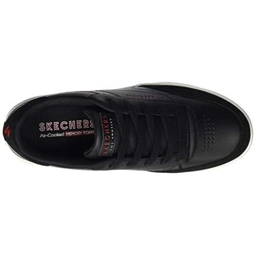 Skechers Womens Downtown Klassic Kourts Sneaker  BLACK Image 3