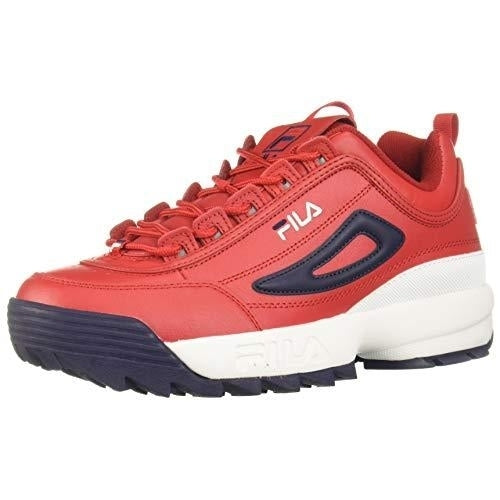 Fila Mens Strada Disruptor 11 FRED/WHT/FNVY Image 1