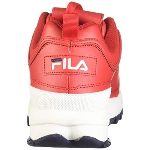 Fila Mens Strada Disruptor 11 FRED/WHT/FNVY Image 4