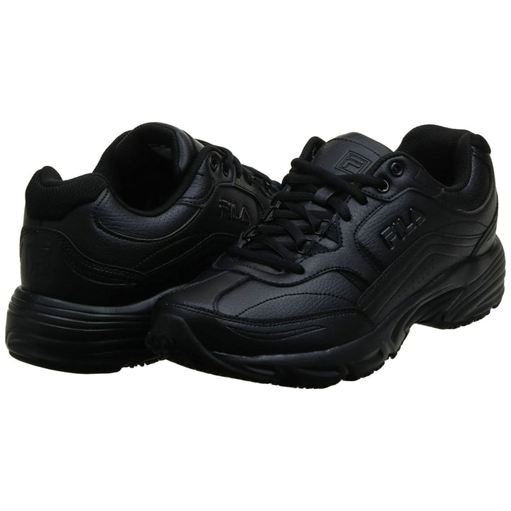 Fila Womens Memory Workshift SR Black Shoes Size US Women BLK/BLK/BLK Image 2