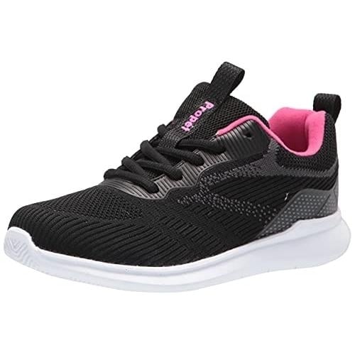 Propt Women's Travelbound Pixel Sneaker  BLACK/PINK Image 1