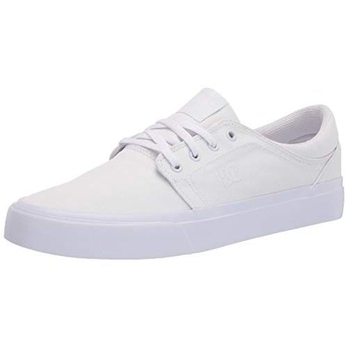 DC Shoes Mens Trase TX Shoes White/White/White - ADYS300656-XWWW WHITE/WHITE/WHITE Image 4