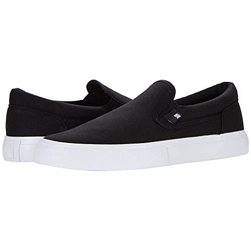 DC Shoes Mens Manual Slip-on Shoes Black/White - ADYS300645-BKW BLACK/WHITE Image 1