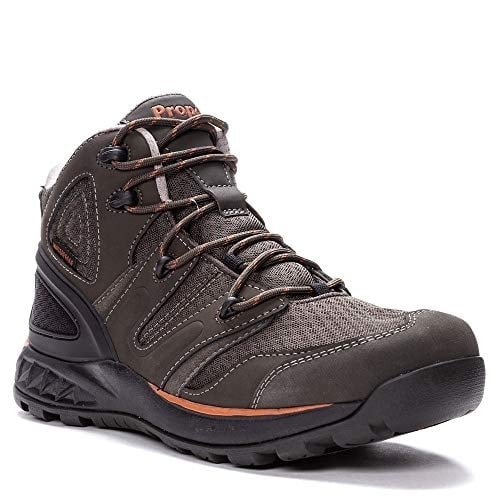 Propet Men's Veymont Waterproof Hiking Boot Gunsmoke/Orange - MOA022SGUO  Gunsmoke/Orange Image 1